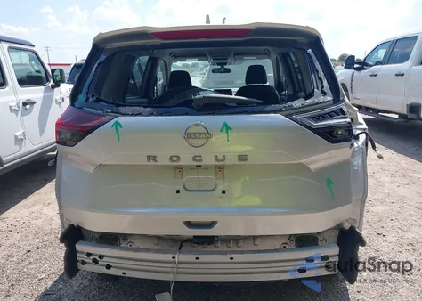 2025 Nissan Rogue Sv Fwd from USA, damaged, VIN 5N1BT3BA3SC796053